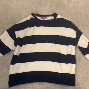 Black and White Striped Sweater